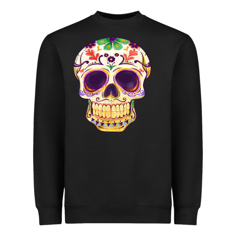 Cinco De Mayo Skull Heavyweight Sweatshirt by FaDigitalArtStudio | Teevron