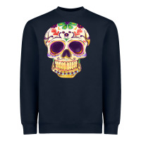 Navy Cinco de mayo skull Heavyweight Sweatshirt - FaDigitalArtStudio