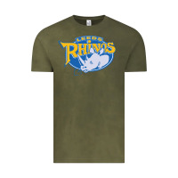 Vintage Olive leed rhinos Vintage Tee - linhVisuals