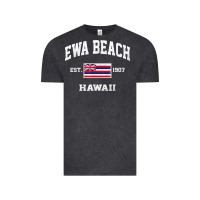 Vintage Black ewa beach hawaii hi vintage state athletic style t shirt Vintage Tee - linhVisuals