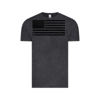 Vintage Black black american flag distressed effect minimalist premium Vintage Tee - linhVisuals
