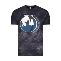 Cloud Black thanks but no tanks Vintage Tee - linhVisuals