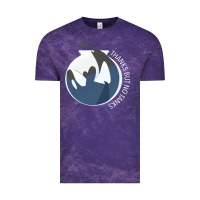 Cloud Purple thanks but no tanks Vintage Tee - linhVisuals