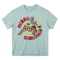 Arona merry christmas deer Heavy Core Tee - MaliasSmallBusiness