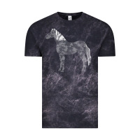 Cloud Black horse lover t  shirthorse t  shirt (1) Vintage Tee - linhVisuals
