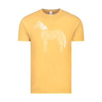Vintage Mustard horse lover t  shirthorse t  shirt (1) Vintage Tee - linhVisuals
