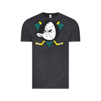 Vintage Black the mighty ducks classic Vintage Tee - linhVisuals