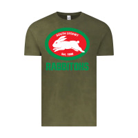 Vintage Olive south sidney rabbitohs Vintage Tee - linhVisuals