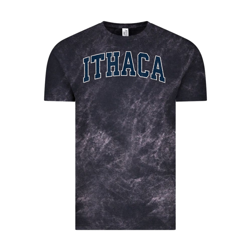 Ithaca New York Ny Vintage Sports Design Navy Design T Shirt Vintage Tee by linhVisuals | Teevron
