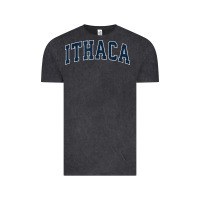 Vintage Black ithaca new york ny vintage sports design navy design t shirt Vintage Tee - linhVisuals