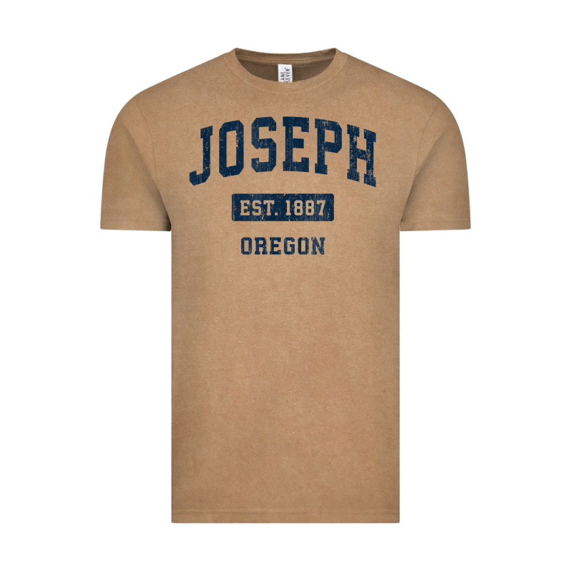 Joseph Oregon Or Vintage Sports Established Navy Design T Shirt Vintage Tee by linhVisuals | Teevron
