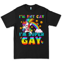 Black LGBTQ I'm Not Gay I'm Super Gay Premium Tee - BundleAndBundleShop