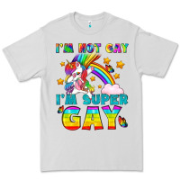 Dove Grey LGBTQ I'm Not Gay I'm Super Gay Premium Tee - BundleAndBundleShop