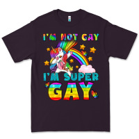 Plum LGBTQ I'm Not Gay I'm Super Gay Premium Tee - BundleAndBundleShop