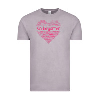 Vintage Zinc cute love heart kindergarten teacher valentines day womens Vintage Tee - linhVisuals