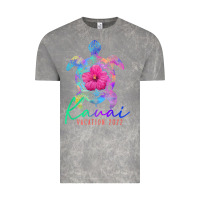 Cloud Rock kauai hawaii vacation 2022 sea turtle flower tropical t shirt Vintage Tee - linhVisuals