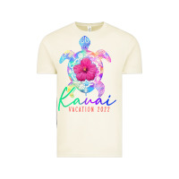 Vintage Arctic kauai hawaii vacation 2022 sea turtle flower tropical t shirt Vintage Tee - linhVisuals
