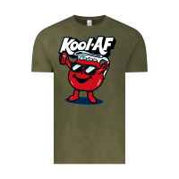 Vintage Olive Kool-Af Vintage Tee - linhVisuals