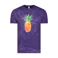 Cloud Purple Pineapple Onesie Vintage Tee - linhVisuals