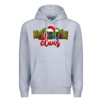 Heather Grey christmas brother claus Premium Hoodie - FaDigitalArtStudio