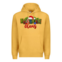 Mustard christmas brother claus Premium Hoodie - FaDigitalArtStudio