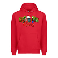 Red christmas brother claus Premium Hoodie - FaDigitalArtStudio