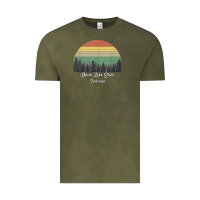 Vintage Olive deam lake state Vintage Tee - linhVisuals