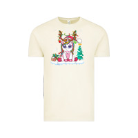 Vintage Arctic cute unicorn christmas shirt kid girls women deer santa xmas 1 Vintage Tee - linhVisuals