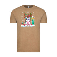 Vintage Coffee cute unicorn christmas shirt kid girls women deer santa xmas 1 Vintage Tee - linhVisuals