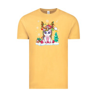 Cute Unicorn Christmas Shirt Kid Girls Women Deer Santa Xmas 1 Vintage Tee | Teevron