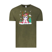 Vintage Olive cute unicorn christmas shirt kid girls women deer santa xmas 1 Vintage Tee - linhVisuals