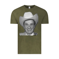 Vintage Olive profile ernest tubb famous Vintage Tee - linhVisuals