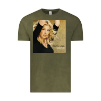 Vintage Olive faith hill   breathe Vintage Tee - linhVisuals