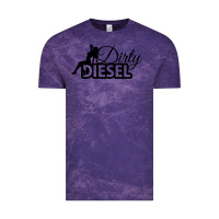 Cloud Purple Dirty Diesel Sexy Vintage Tee - linhVisuals