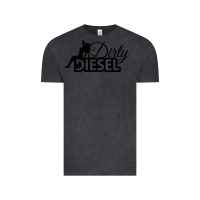 Vintage Black Dirty Diesel Sexy Vintage Tee - linhVisuals