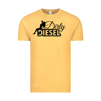Vintage Mustard Dirty Diesel Sexy Vintage Tee - linhVisuals