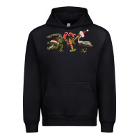 Black Christmas alligator pelican crawfish Urban Hoodie - BarkalooDesign