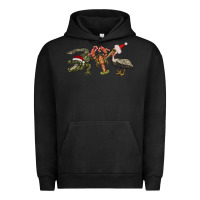 Pigment Black Christmas alligator pelican crawfish Urban Hoodie - BarkalooDesign