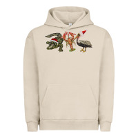 Pigment French Oak Christmas alligator pelican crawfish Urban Hoodie - BarkalooDesign