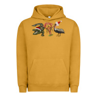 Pigment Peanut Butter Christmas alligator pelican crawfish Urban Hoodie - BarkalooDesign