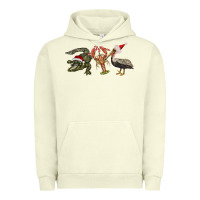 Pigment Pistachio Christmas alligator pelican crawfish Urban Hoodie - BarkalooDesign