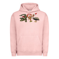 Pigment Salmon Christmas alligator pelican crawfish Urban Hoodie - BarkalooDesign