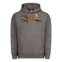 Pigment Tornado Christmas alligator pelican crawfish Urban Hoodie - BarkalooDesign