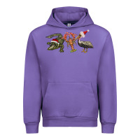 Tulip Christmas alligator pelican crawfish Urban Hoodie - BarkalooDesign