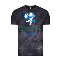 Cloud Black benetton rugby in italy Vintage Tee - linhVisuals