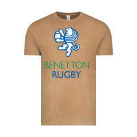 Vintage Camel benetton rugby in italy Vintage Tee - linhVisuals