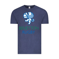 Vintage Denim benetton rugby in italy Vintage Tee - linhVisuals