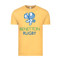 Vintage Mustard benetton rugby in italy Vintage Tee - linhVisuals