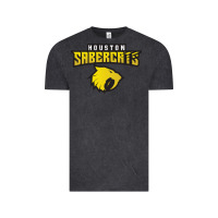Vintage Black houston sabercats rugby Vintage Tee - linhVisuals