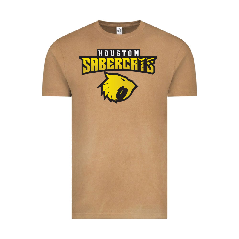 Houston Sabercats Rugby Vintage Tee by linhVisuals | Teevron